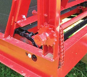 Apron Chain Tightener